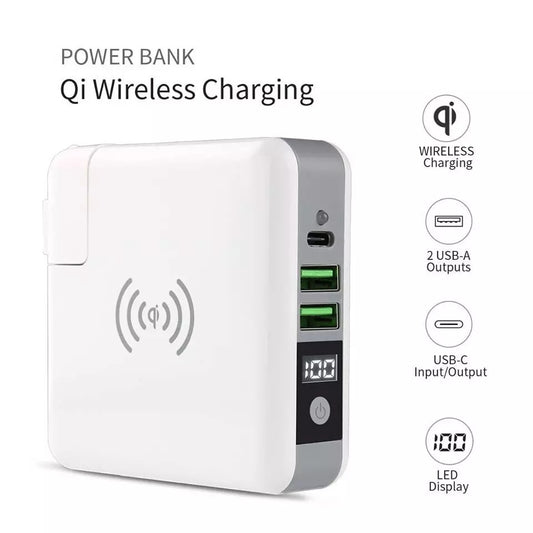 Global Travel Charger QI Wireless 10000mah