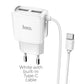 Wall charger “C59A Mega joy” dual USB port EU with built-in wire