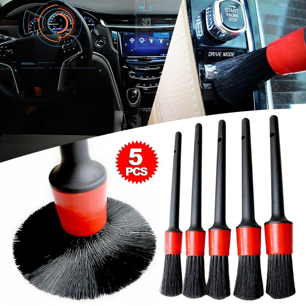 Car Detailing Brush Kit - 5Pcs