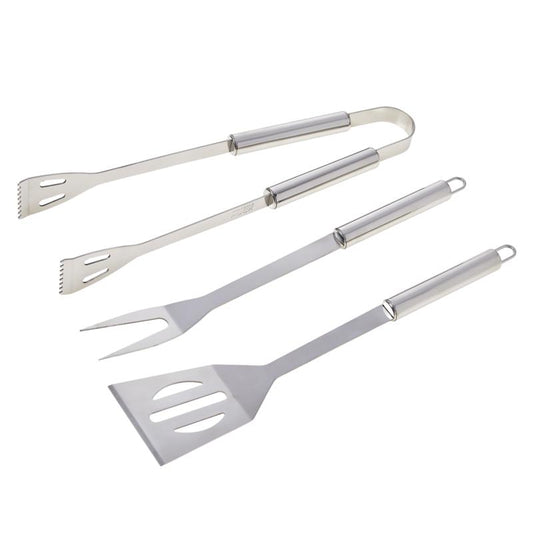 3pc Stainless Steel BBQ Tool Set