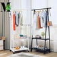 Clothes Rack Small Metal Garment Rack with Shelve