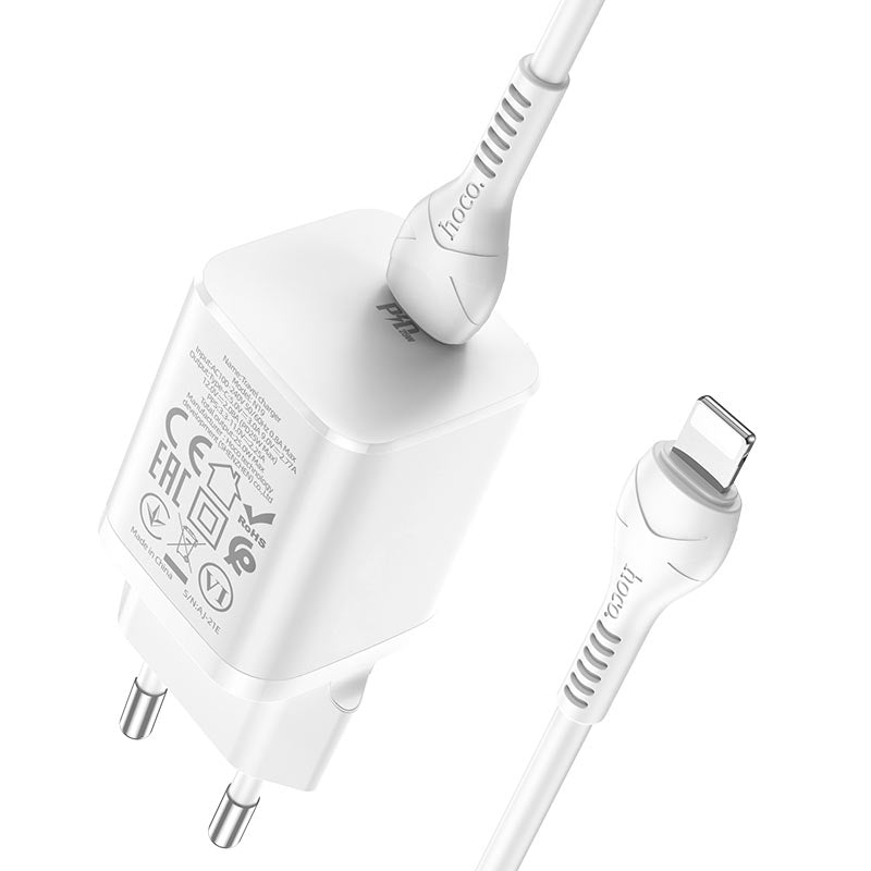 Hoco N19 Rigorous PD25W charger set(Type-C to iPhone)