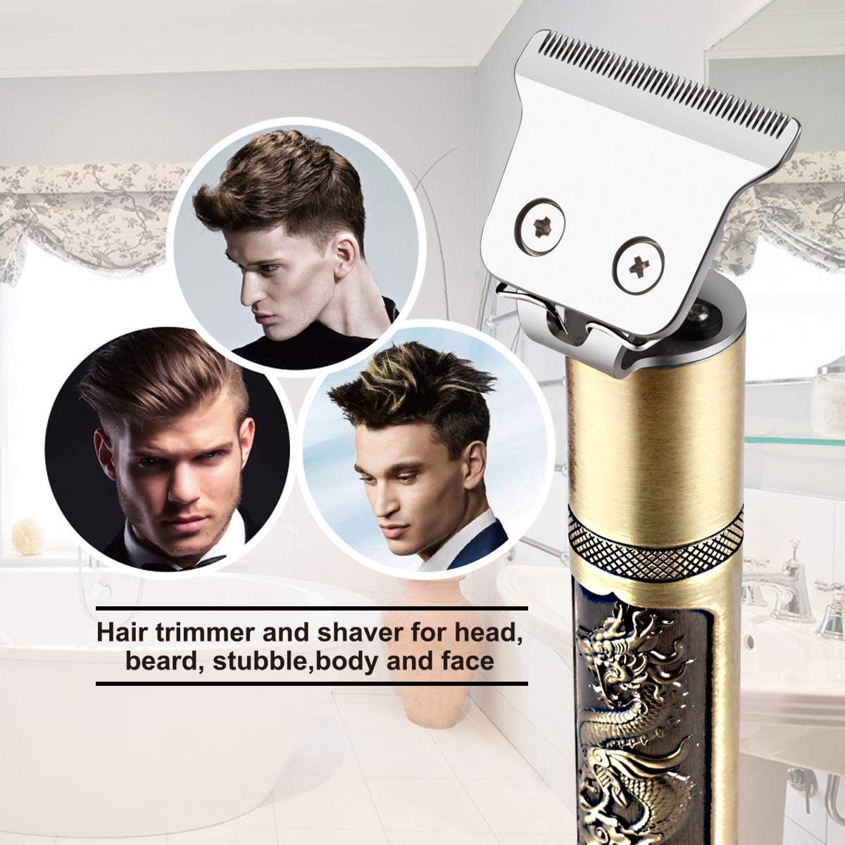 USB Rechargeable Electric Cordless Hair Trimmer