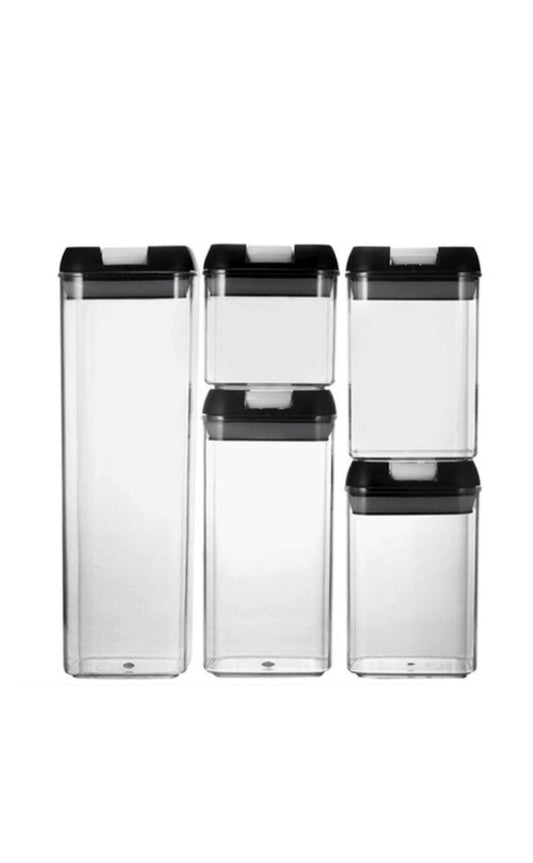 5 Piece Kitchen Food Storage Container Set