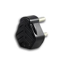 Plugtop 16A Rubber Black