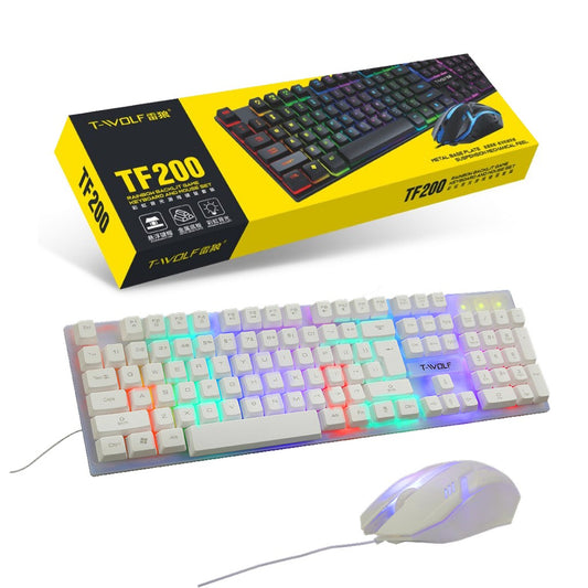 T-WOLF TF200 Wired Gaming Keyboard & Mouse