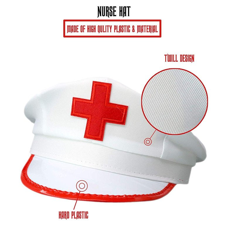 Nurse Red/White Cap