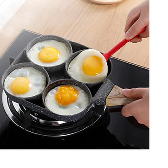 Multifunctional 4-Holes Non-Stick  Frying Pan