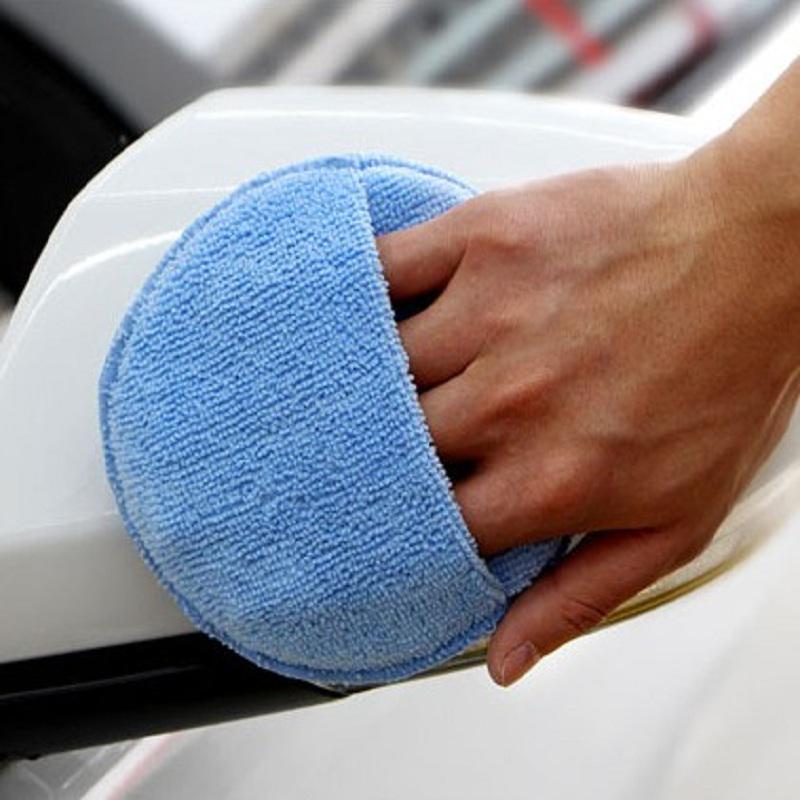 Car Wash Sponge Round Press Edge Waxing Sponge Car Supplies - Temu