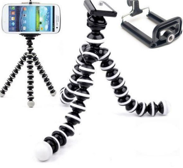 Gorilla Octopus Fully Flexible Foldable Camera and Tripod Stand