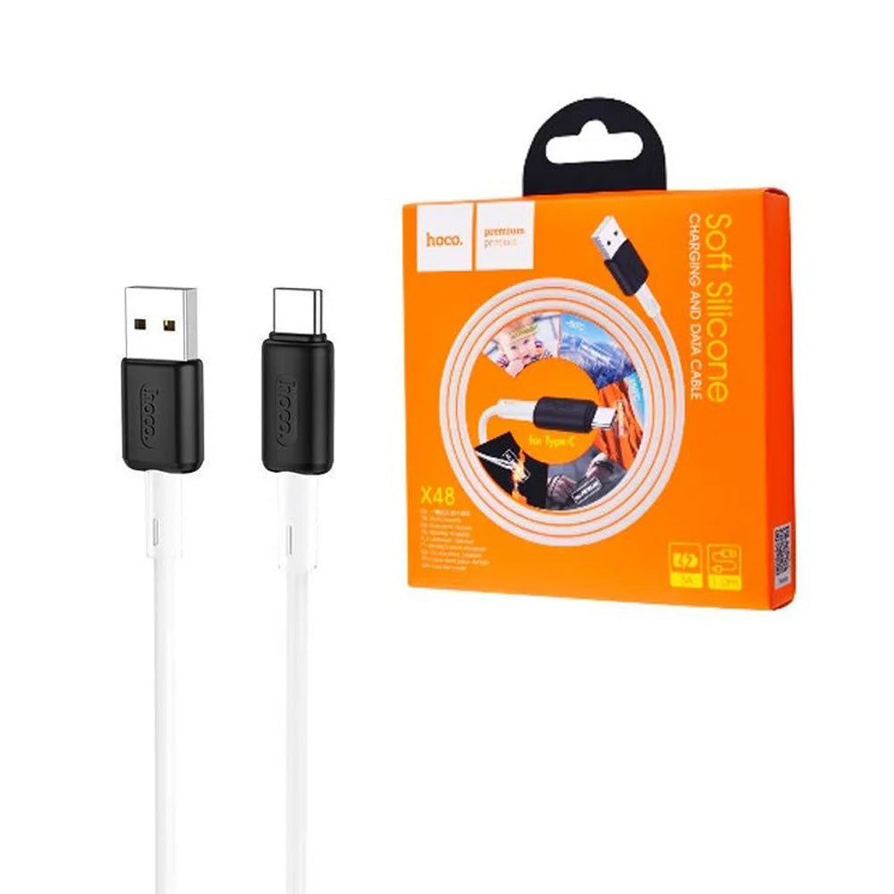 Cable USB to Type-C  - Soft Silicone charging data sync