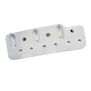 6 Way Multi - Plug with  2 x Adaptor 3 pin to 2 pin