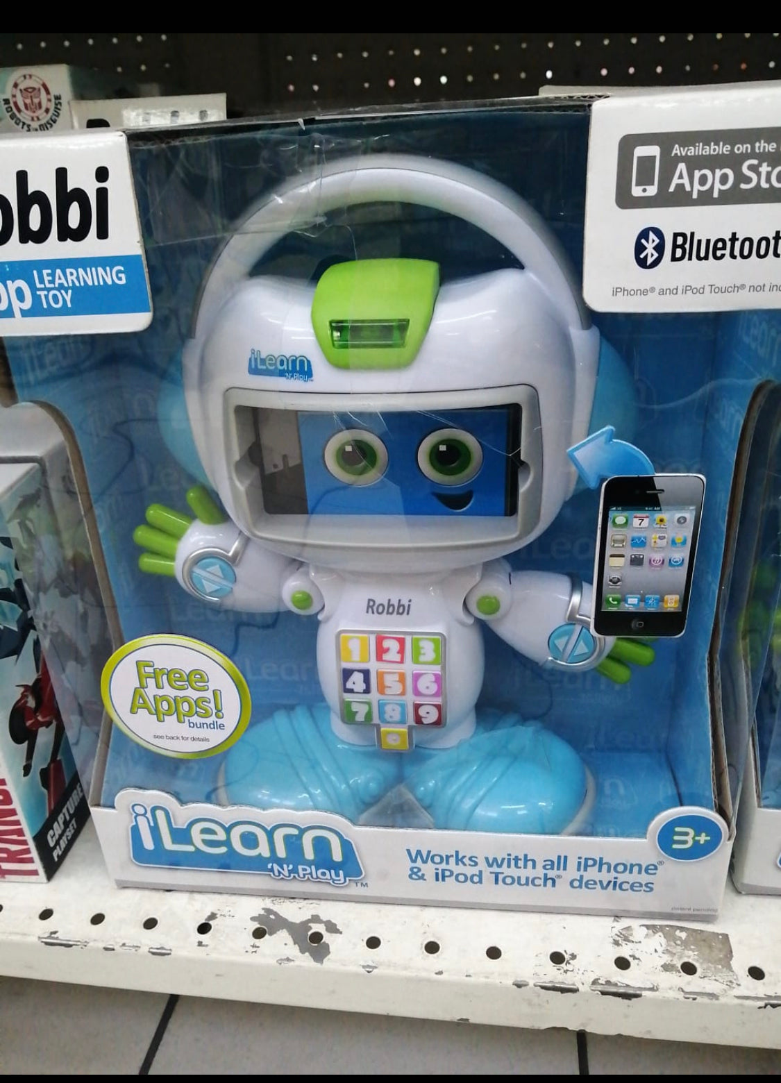 appstart learning ilearn 'n' play robbi hand held game