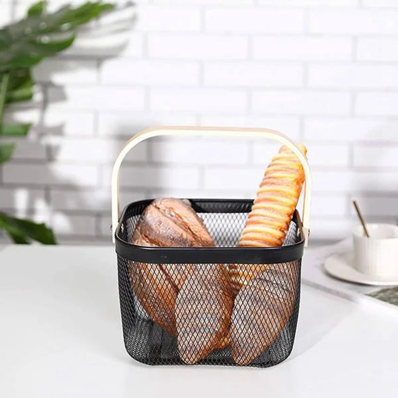 Square Iron Mesh Baskets