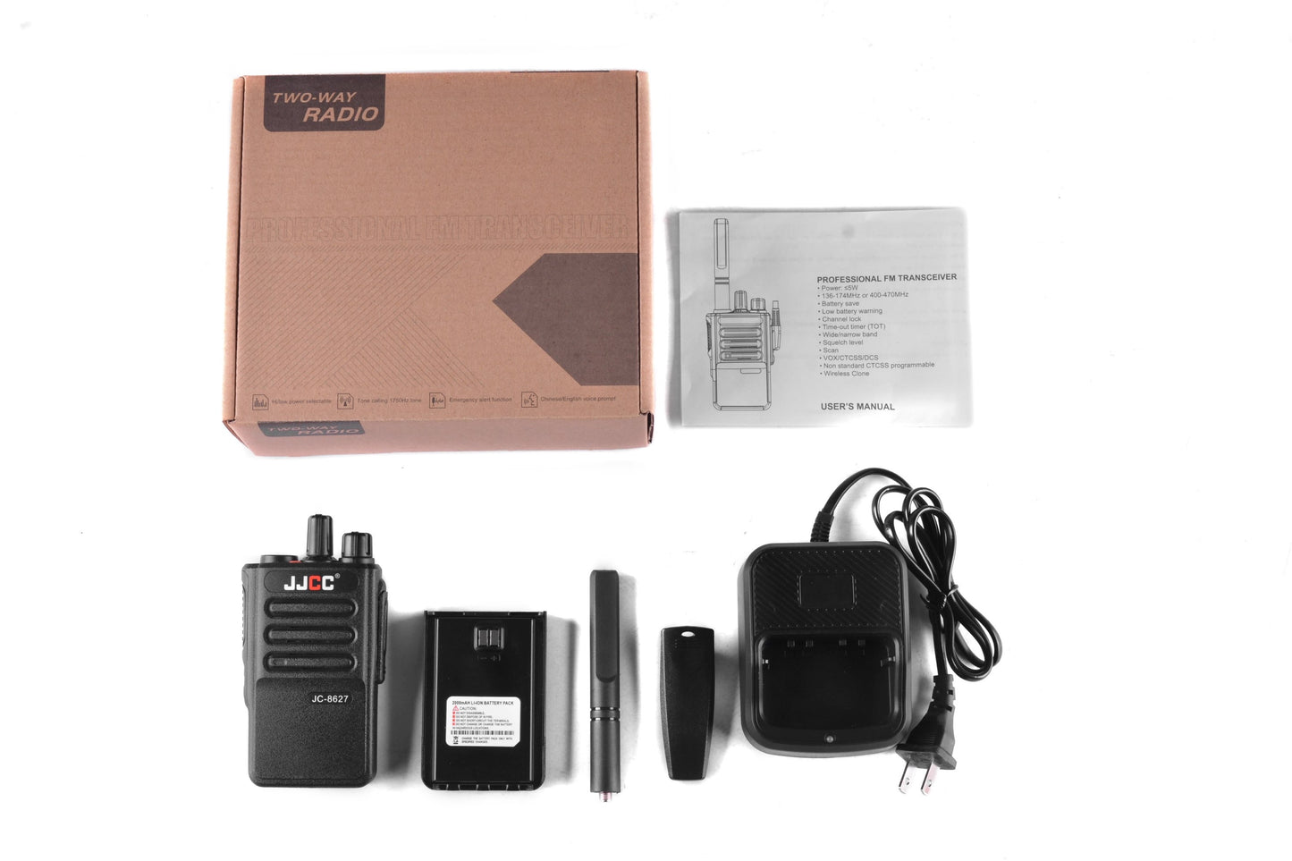 Vox UHF VHF Walkie Talkie JC-8627