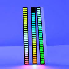 RGB Rechargeable Sound Music Rhythm Light