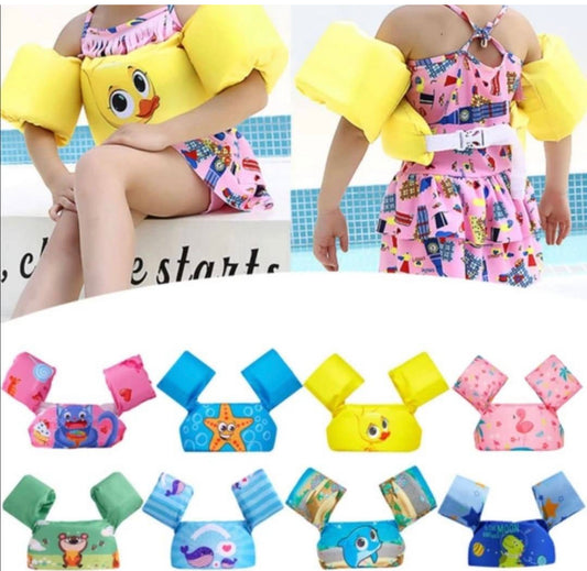 Baby Float Cartoon Arm Sleeve Life Jacket Swimsuit Jacket Vest Baby