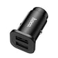 Mini & Metal Car Charger Set- Black