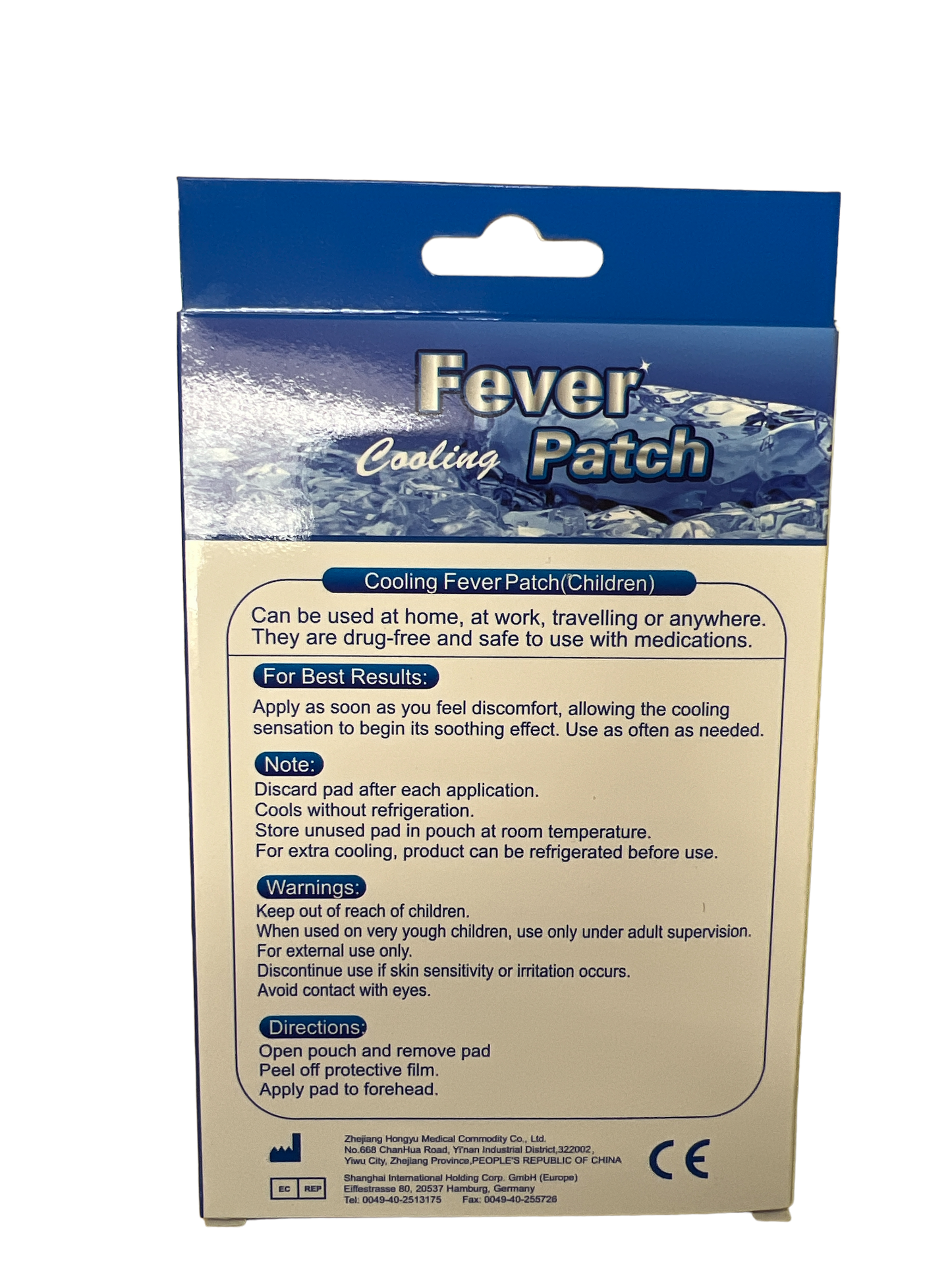 Fever Cooling Patch