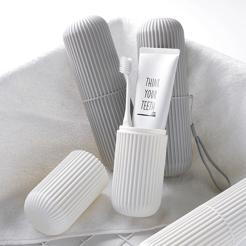 Cylinder Toothbrush storage Container