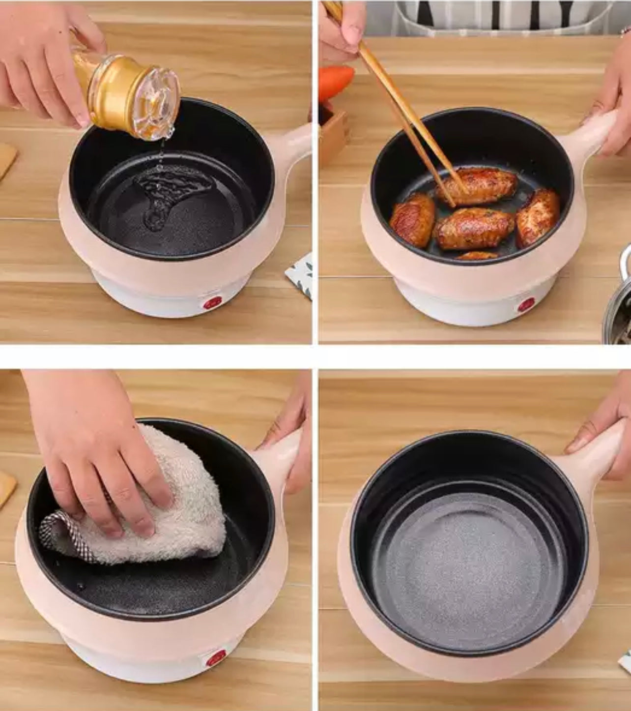 Multi-Functional Electric Non-Stick Steam/Stew/Cook/Fry Pot Pan