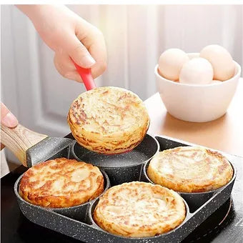 Multifunctional 4-Holes Non-Stick  Frying Pan