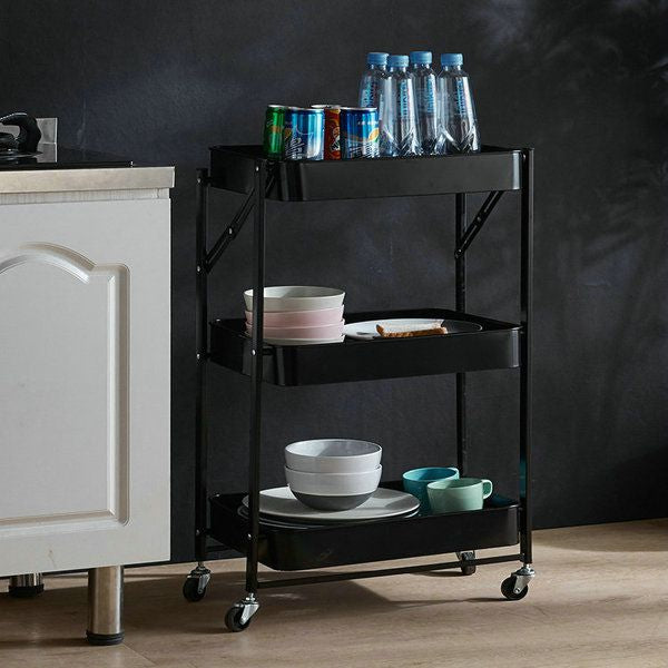 Foldable 3tier Trolley