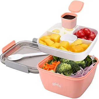 Bento Box Adult Lunch Box Salad Container 3 compartment