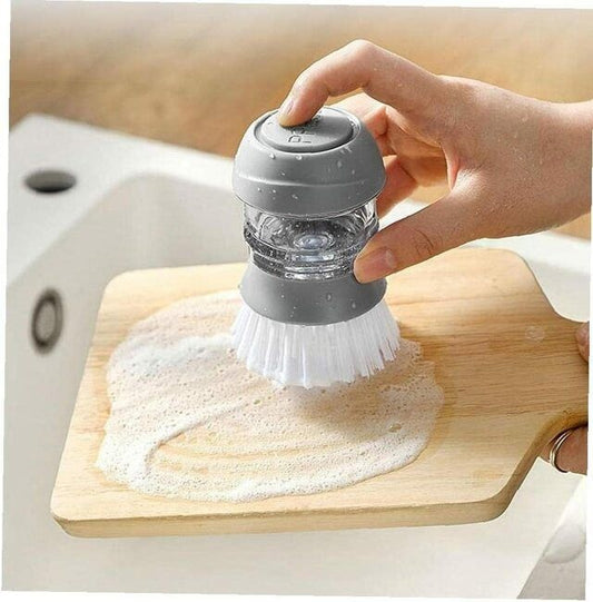 Soap Dispensing Cldeaning Brush