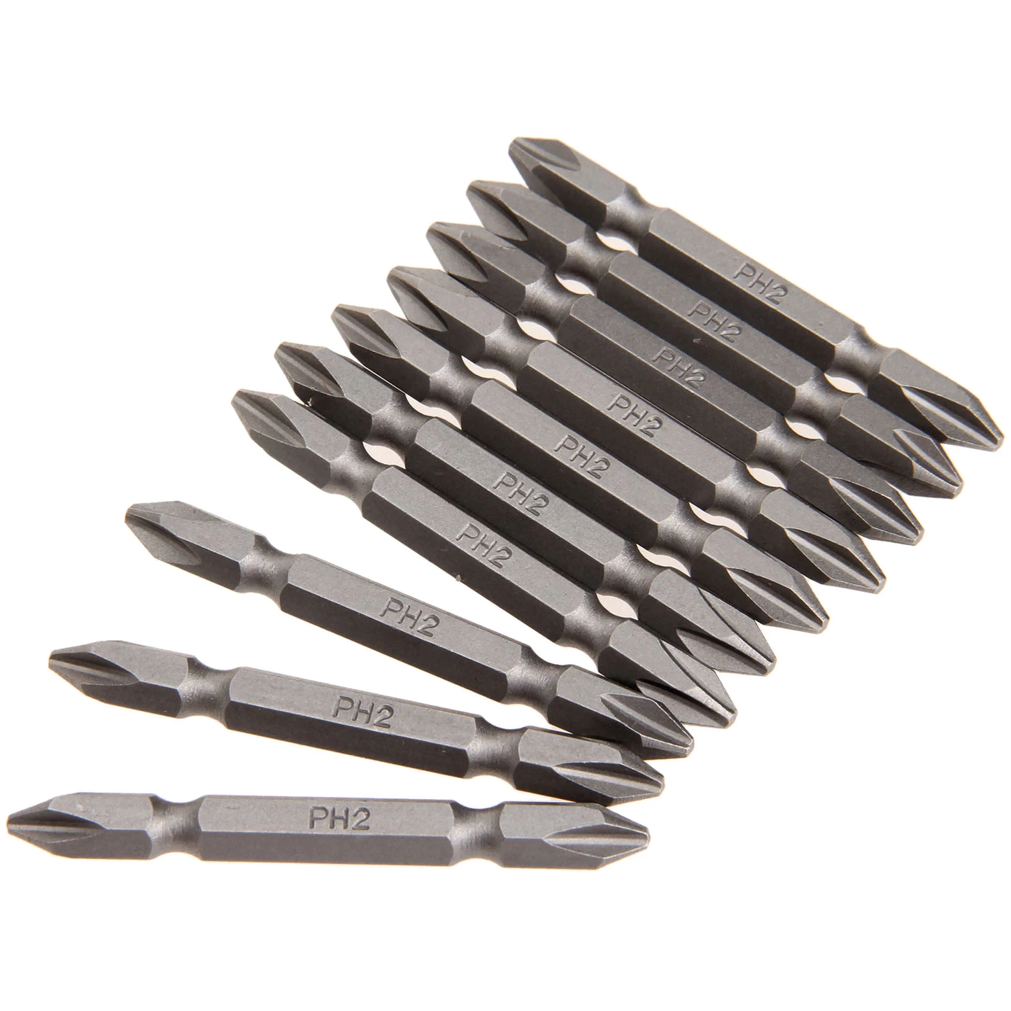 Long Ph2 Screw Driver Hex Bits Double Ended