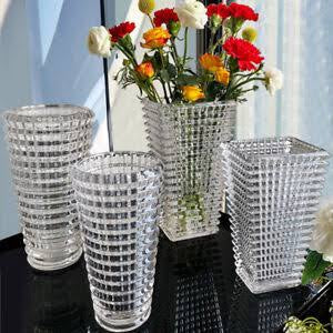 Luxury Creative European Style Glass Vase Dry Flower Tabletop Ornament Deco