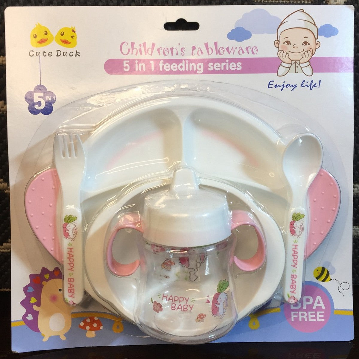 Childrens Tableware 5 in 1 Feeding Series