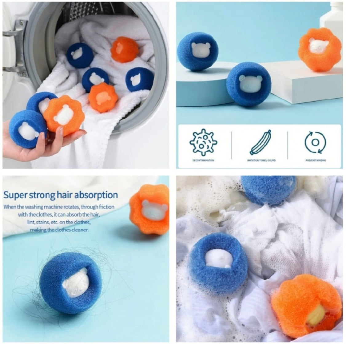 Magic Laundry Washing Balls 2pc