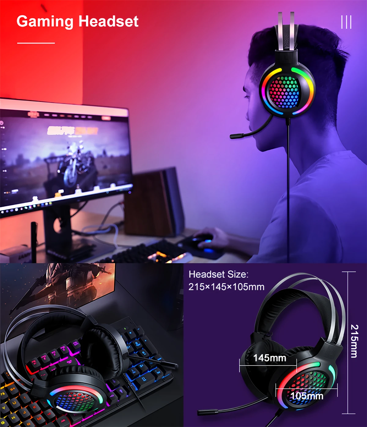 T-Wolf TF400 4Pcs Gaming Devices Set