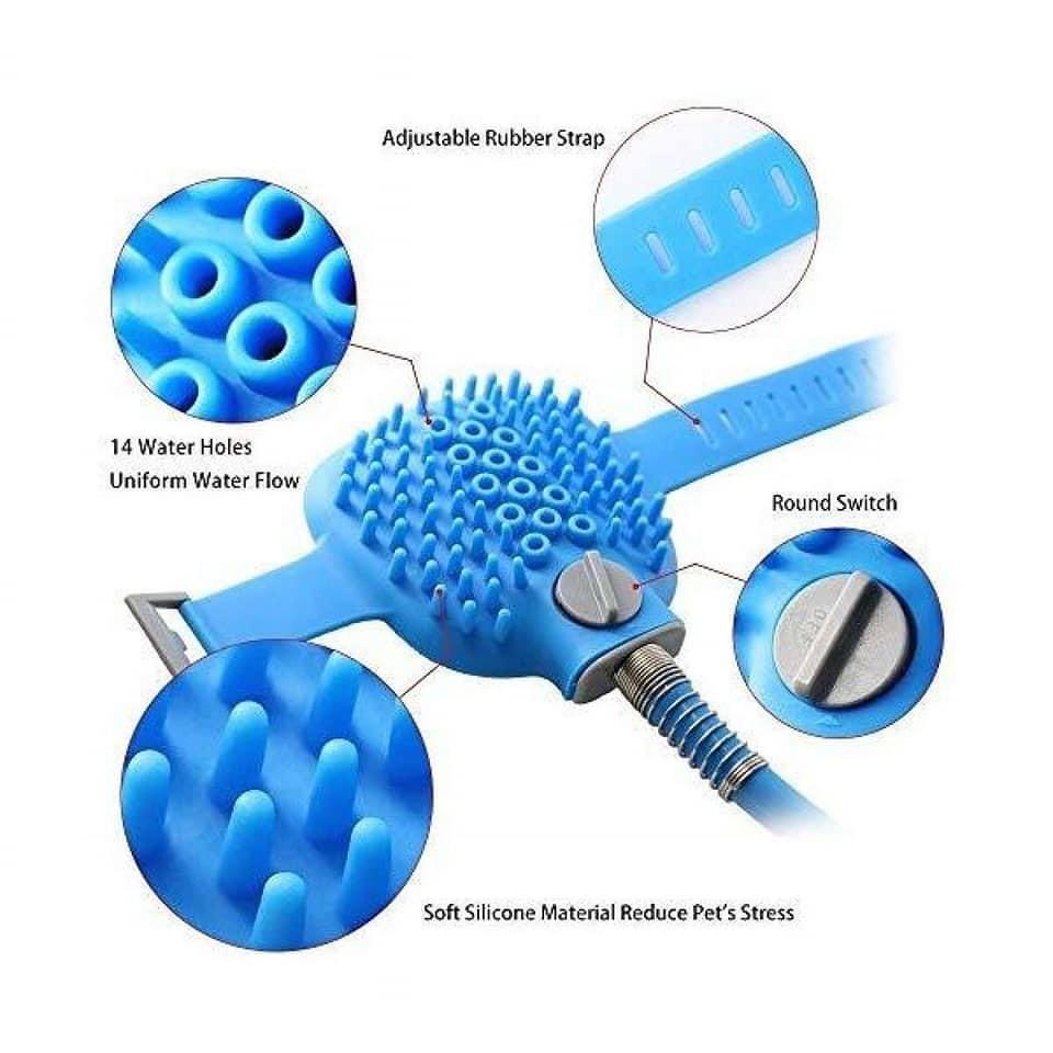 Multi-functional Pet Bathing Scrubber & Water Sprayer