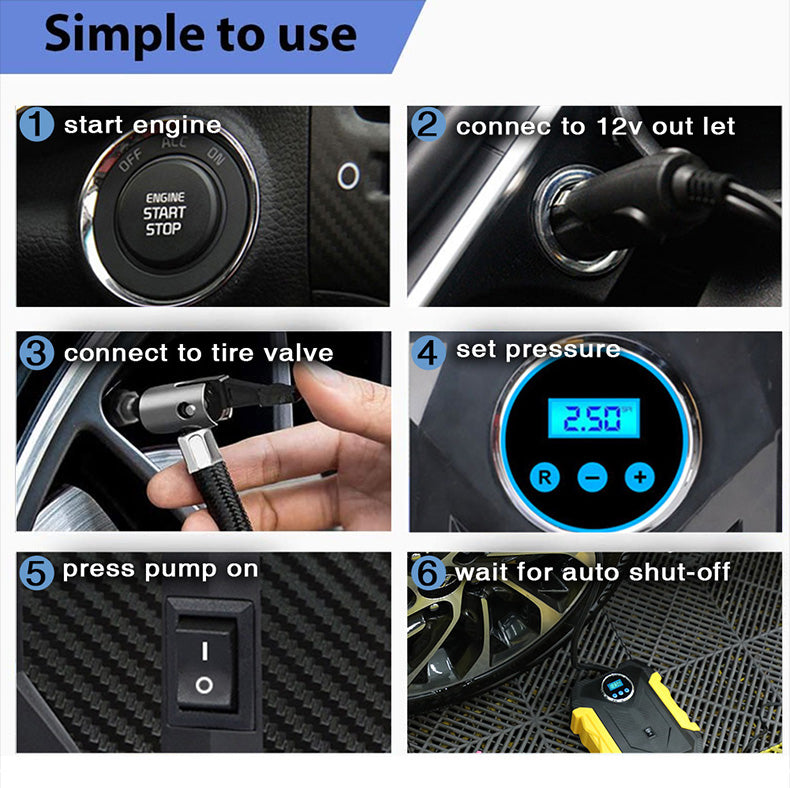 Portable Digital Tire Inflator