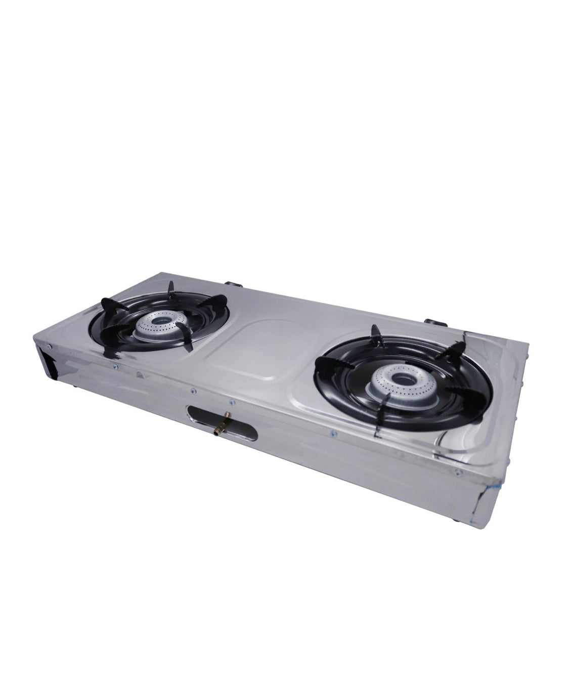 2 Burner Stainless Steel Gas Stove + Free Hose  & Regulator