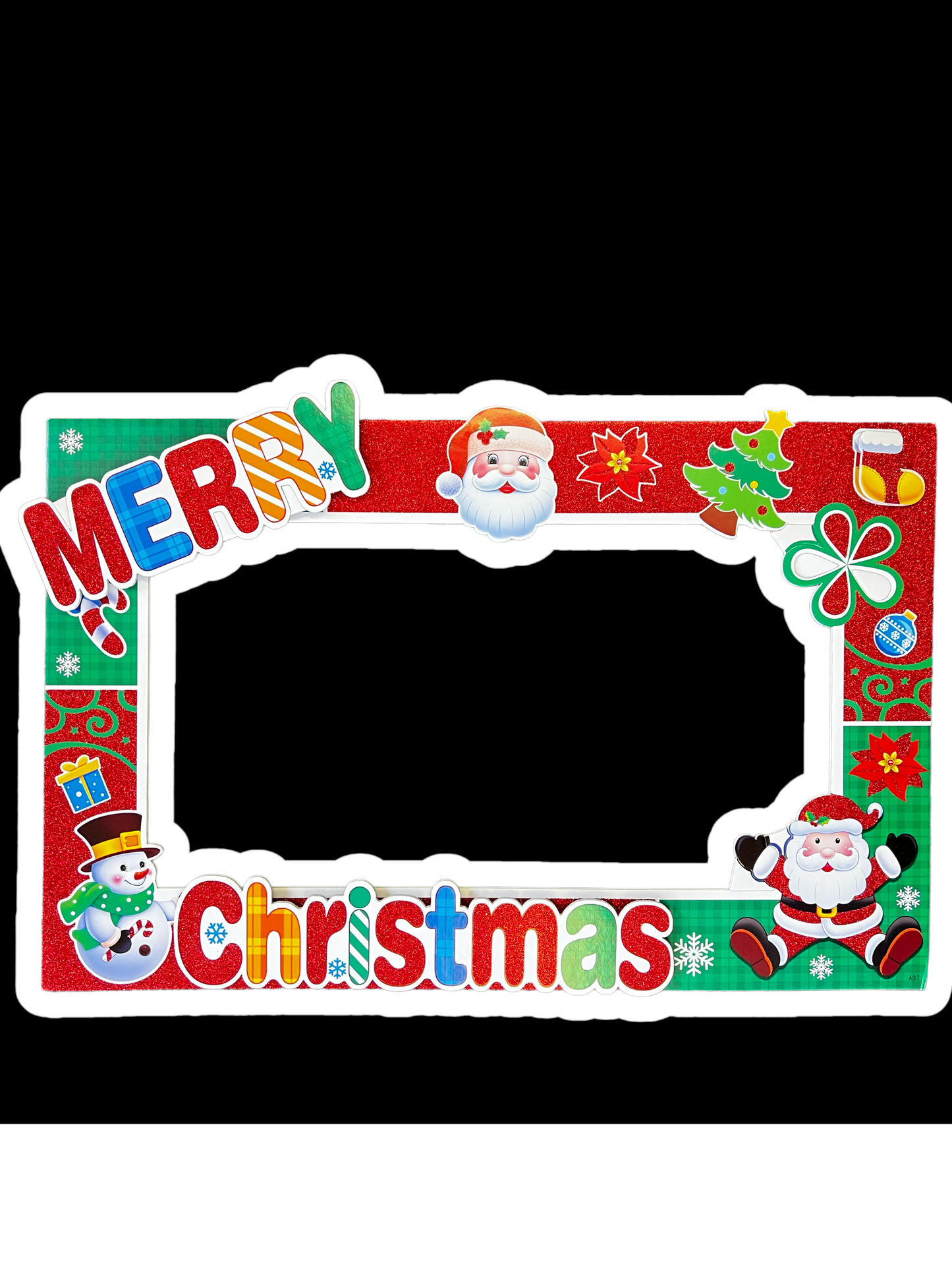 Christmas Photo Booth Prop Frame