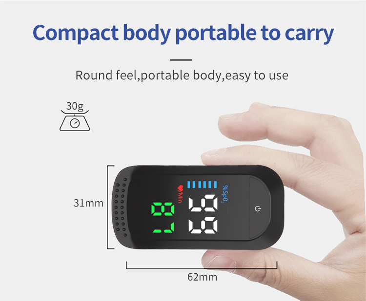 DS105 LED Pulse Oximeter CE AND FDA Approved Fingertip