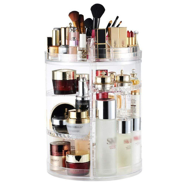 360 Degree Rotating Cosmetics Organizer - Duplicate Product