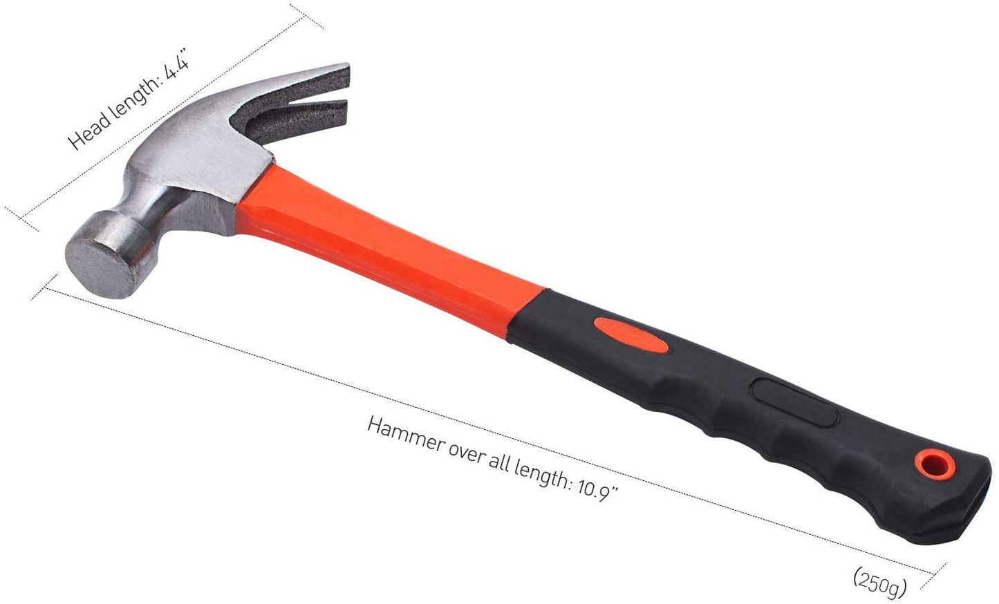 Claw Hammer with Plastic Handle