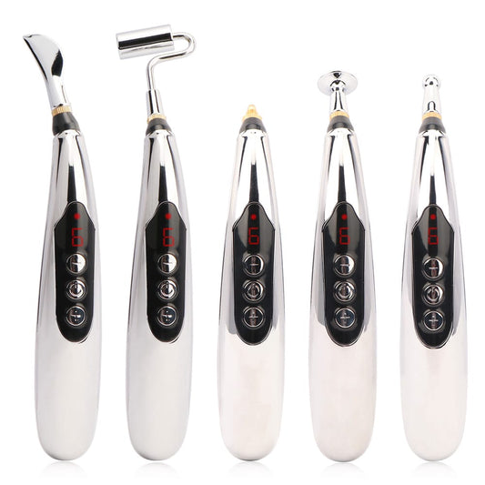 Rechargeable 5 Heads Electronic Acupuncture Massage Pen