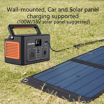 109200mAh/400W Portable Power Station With an option for A suitable wattage solar panel