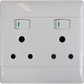 Condere 2X16A Switch Socket