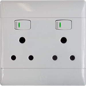 Condere 2X16A Switch Socket