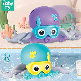 Baby walking bath toy octopus