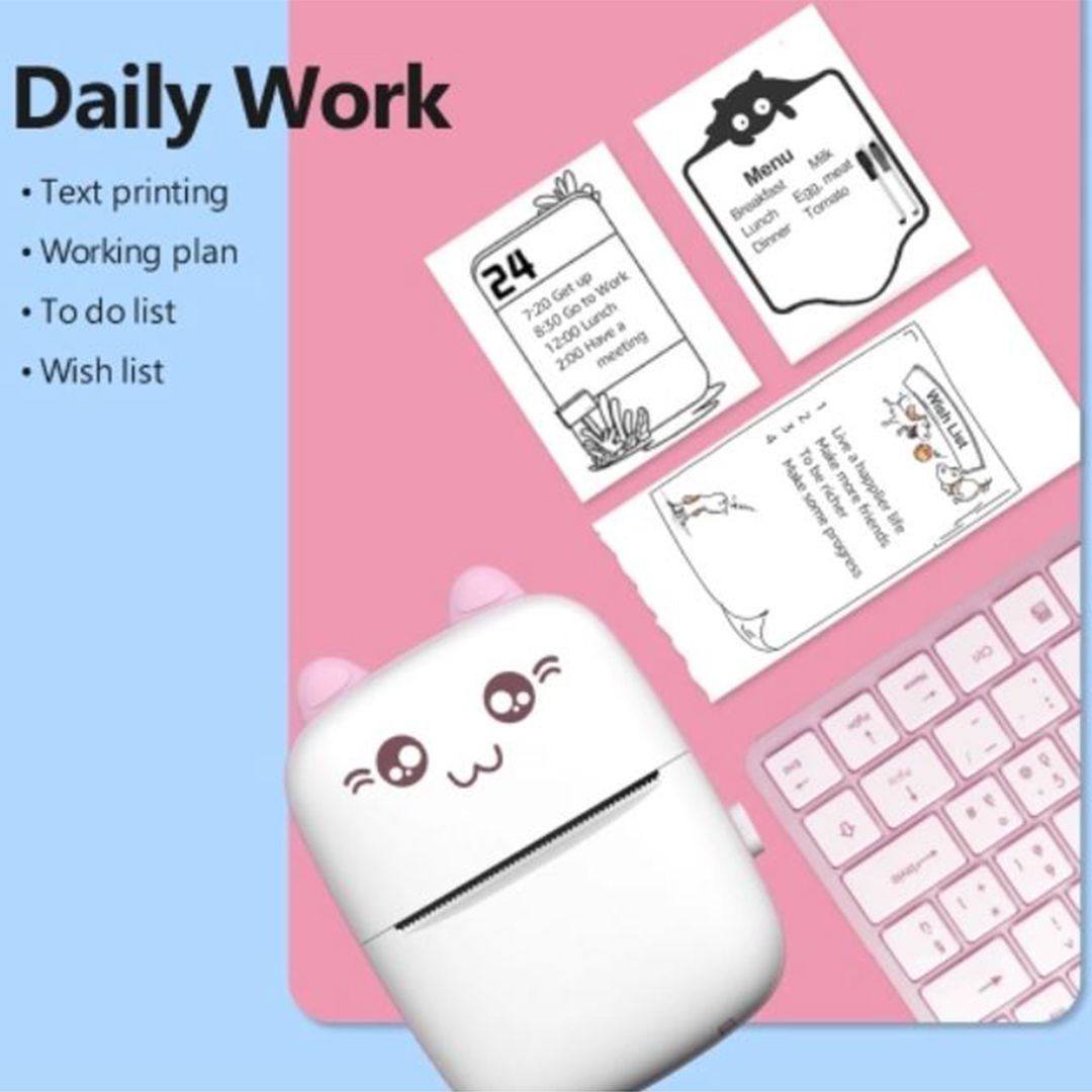 Portable Bluetooth Mini Thermal Printer