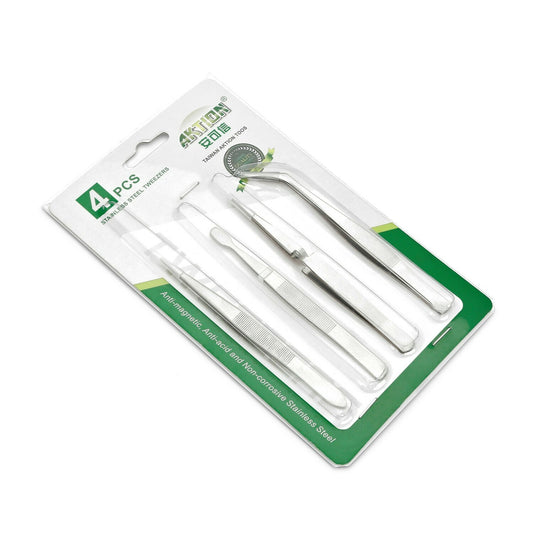 Set of Professional tweezers 4pc