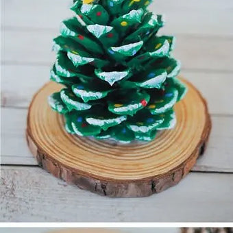 Small Pinecone Christmas Trees