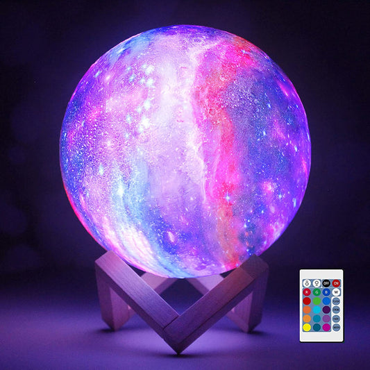 3D Moon Light Lamp with 16 LED Colors